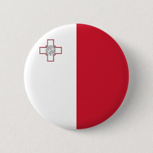 Malta Flag 6 Cm Round Badge