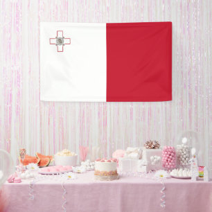 Malta flag banner