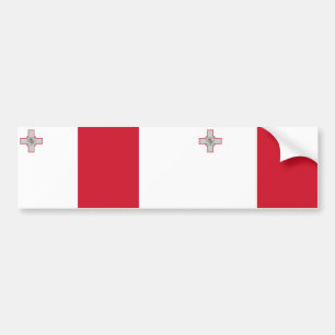 Malta Flag Bumper Sticker