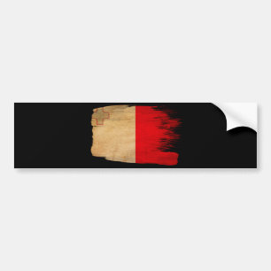 Malta Flag Bumper Sticker