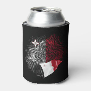 Malta flag can cooler