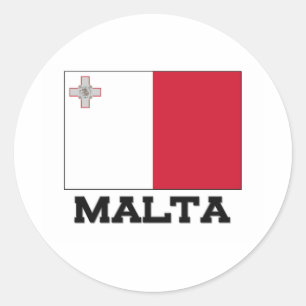 Malta Flag Classic Round Sticker