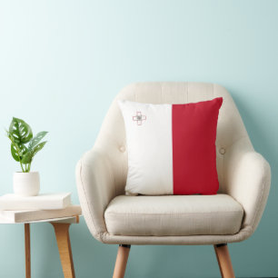 Malta flag cushion