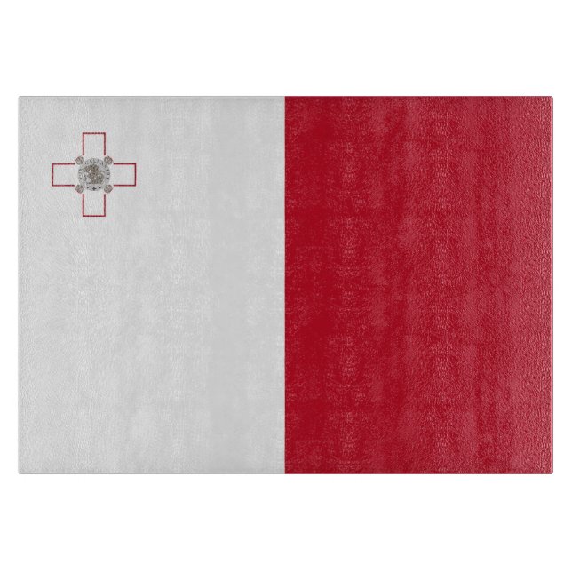 Malta flag cutting board (Front)