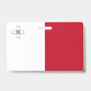 Malta flag ID badge
