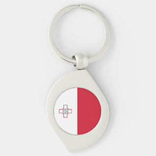 Malta Flag Key Ring