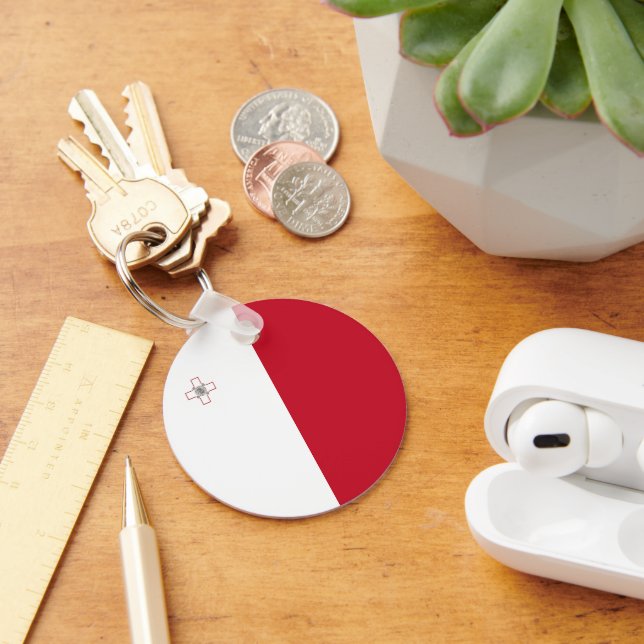 Malta flag key ring (Desk)
