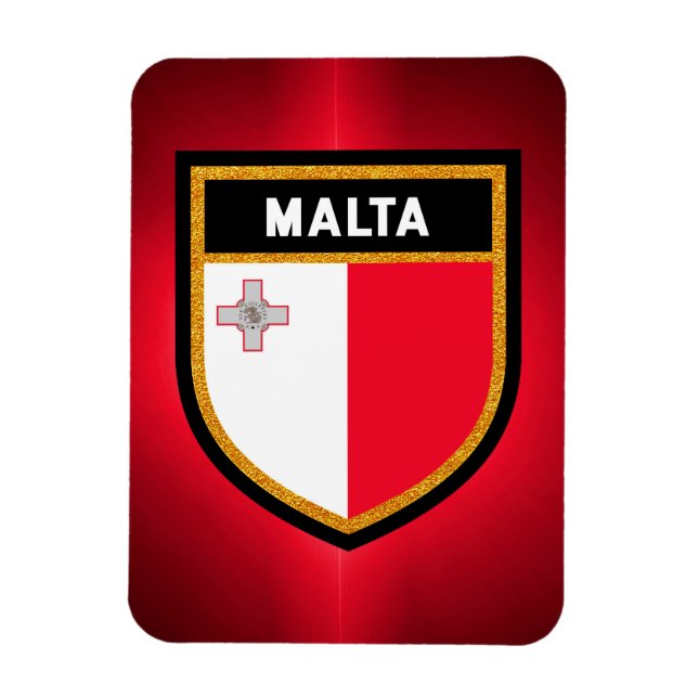 Malta Flag Magnet (Vertical)