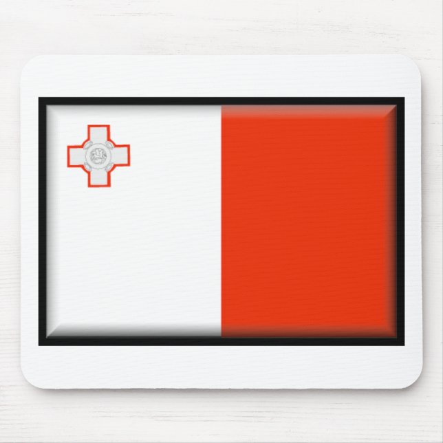 Malta Flag Mouse Pad (Front)