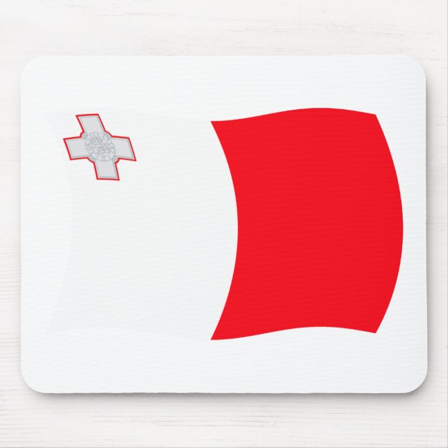 Malta Flag Mousepad (Front)