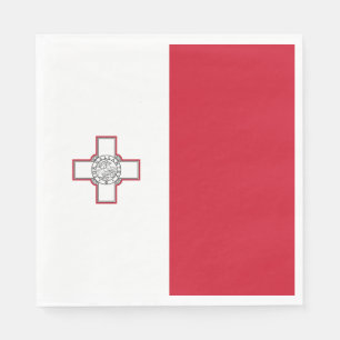 Malta Flag Napkin