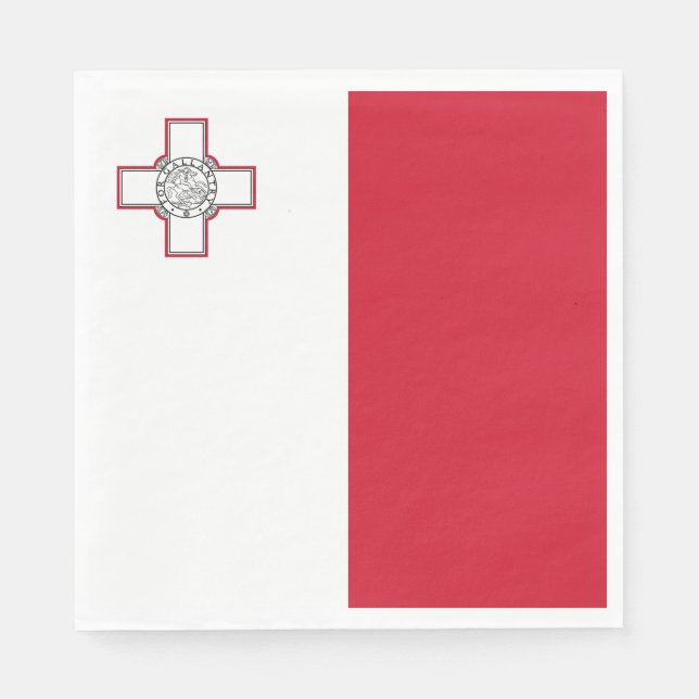 Malta Flag Napkin (Front)