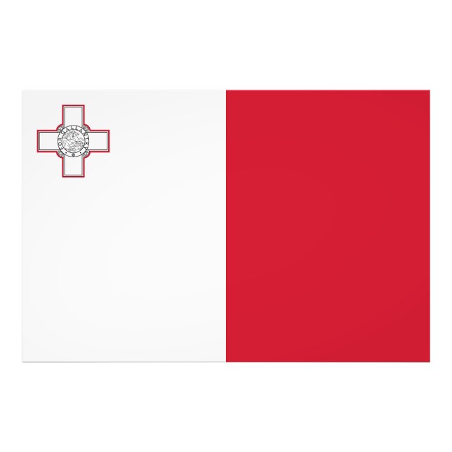 Malta Flag Photo Print (Front)
