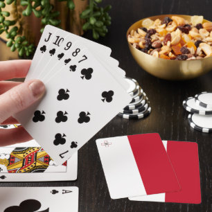 Malta flag playing cards
