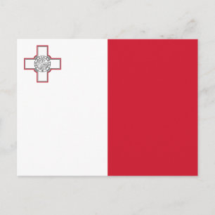 Malta Flag Postcard