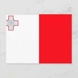 Malta Flag Postcard