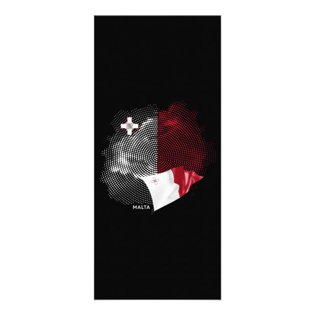 Malta flag rack card (Front)