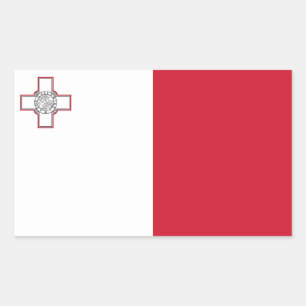 Malta Flag Rectangular Sticker