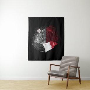 Malta flag tapestry