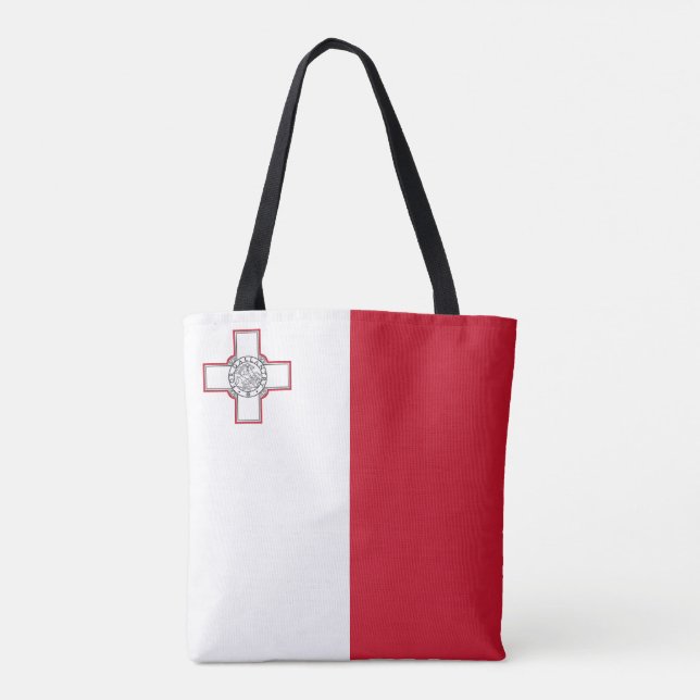 Malta Flag Tote Bag (Back)