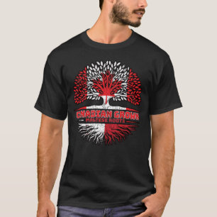Malta Maltese Canadian Canada Tree Roots Flag T-Shirt