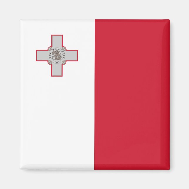 Malta (Maltese) Flag Magnet (Front)