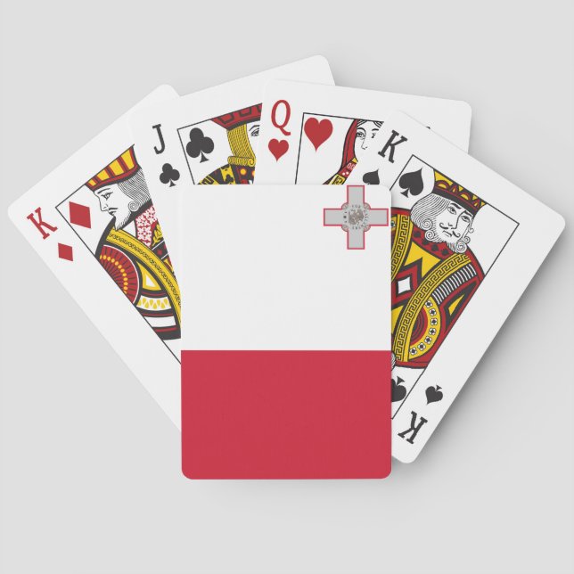 Malta (Maltese) Flag Playing Cards (Back)