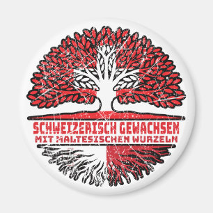 Malta Maltesisch Schweizer Schweiz Baum Wurzel Magnet