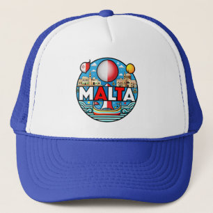 Malta Mediterranean Island Nation Trucker Hat