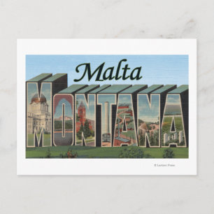 Malta, MontanaLarge Letter ScenesMalta, MT Postcard