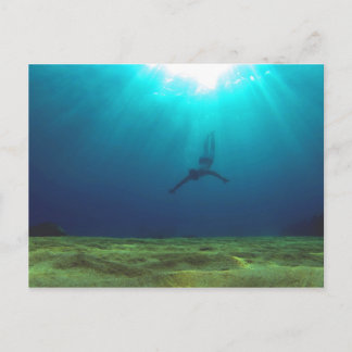 Malta Snorkelling Postcard