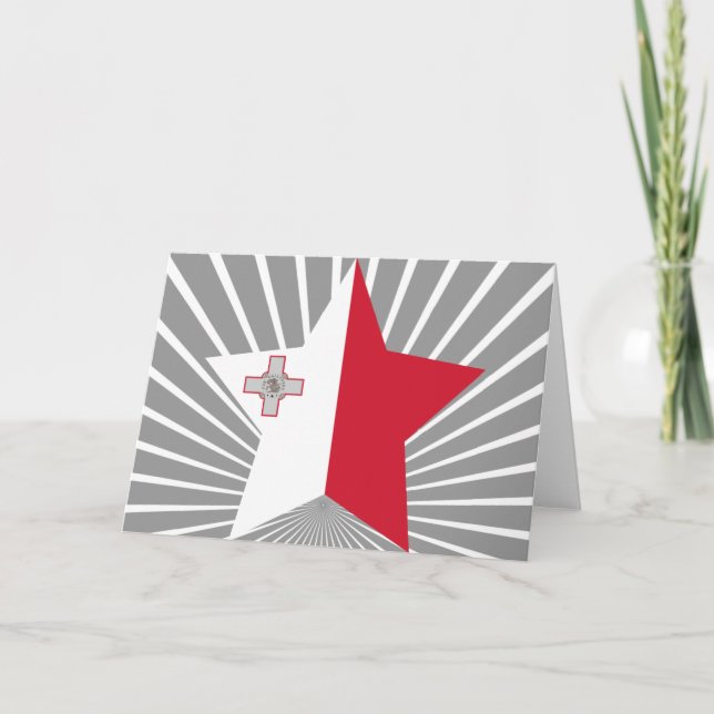 Malta Star Holiday Card (Front)