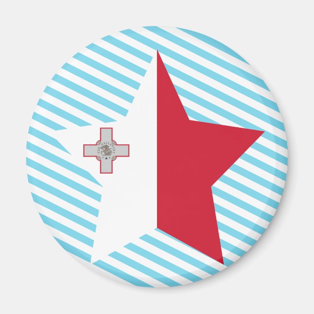 Malta Star Magnet (Front)