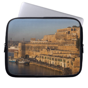 Malta, Valletta, harbour view from Lower Barrakka Laptop Sleeve