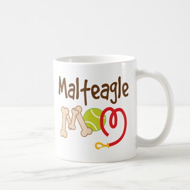 Malteagle Dog Breed Mum Gift Coffee Mug (Right)