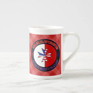 Maltese American Cross Ensign   Bone China Mug