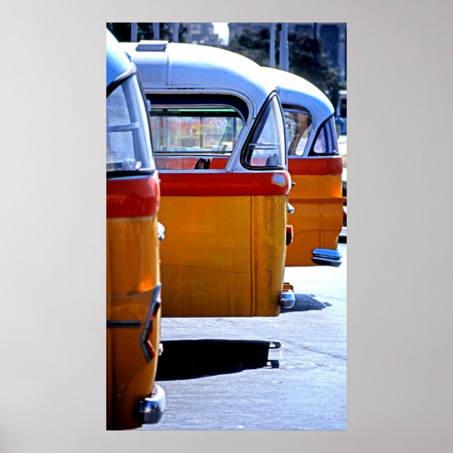 Maltese Buses Poster (Front)
