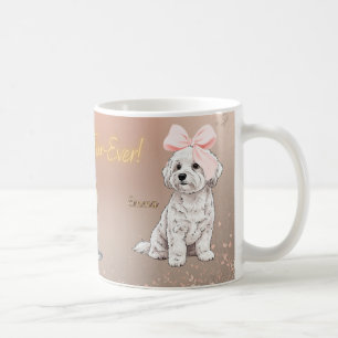 Maltese couple pet mug