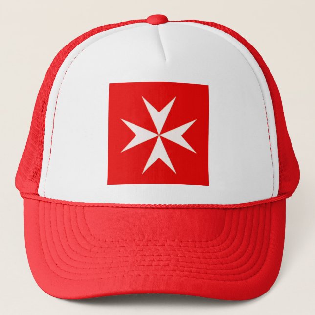 MALTESE CROSS BASEBALL CAP (Front)
