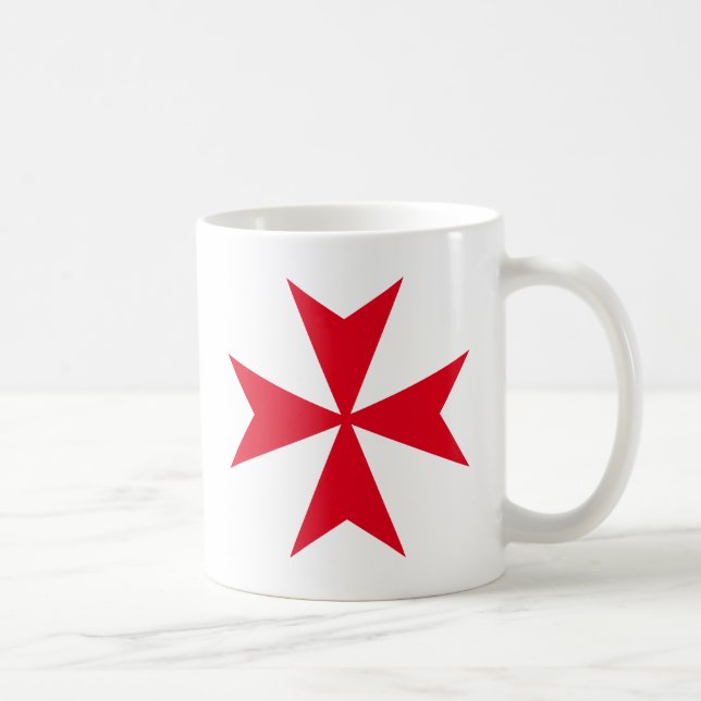 maltese cross coffee mug (Right)