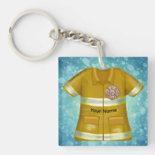 Maltese Cross  Firefighter  Key Ring