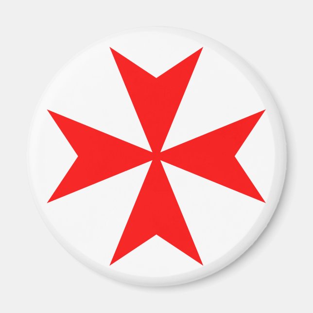 Maltese Cross Magnet (Front)