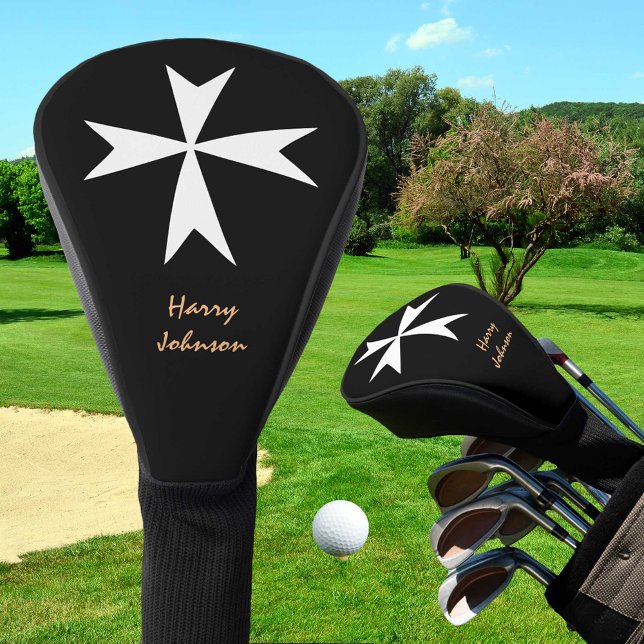 Maltese Cross & Malta flag Golf Covers Cross clubs (Creator Uploaded)
