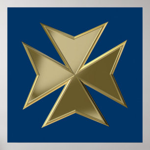 Maltese cross poster