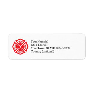 Maltese Cross- return address labels