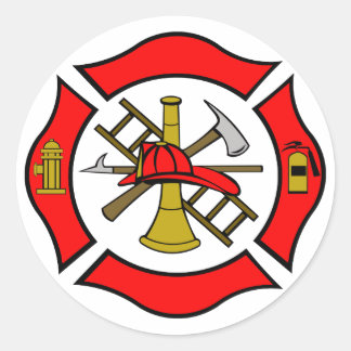 Maltese Cross Sticker