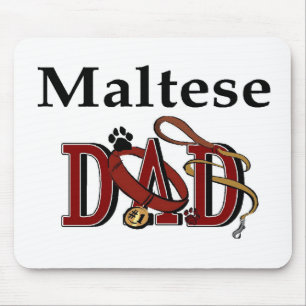 Maltese Dad Gifts Mouse Pad