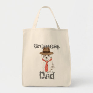 Maltese Dad Tote Bag