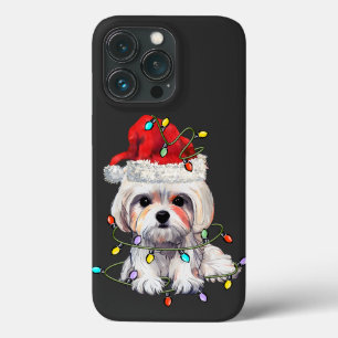 Maltese Dog Christmas, Xmas Maltese Dog iPhone 13 Pro Case