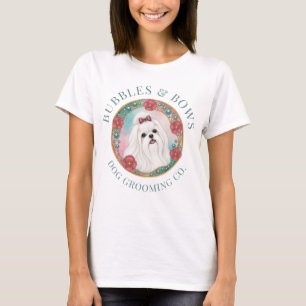 Maltese Dog Grooming Salon T‑Shirt T-Shirt